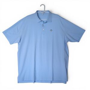 Peter Millar Summer Comfort Men's XXL Performance 1931 Golf Polo Carolina Blue